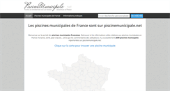 Desktop Screenshot of piscinemunicipale.net